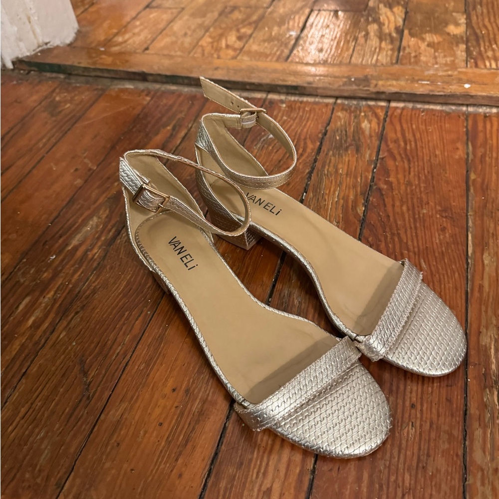 Vaneli Women's Silver Sandals